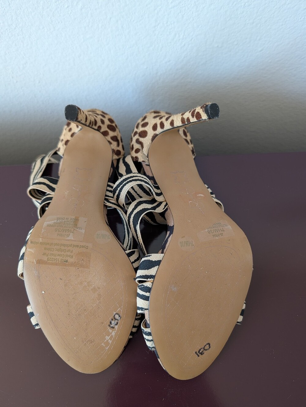 Jessica Simpson Animal Print Heels - Picture 5 of 5